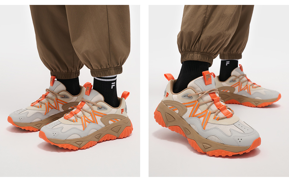 FILA FUSION FREEROAM Men Sneakers (Beige / Orange)