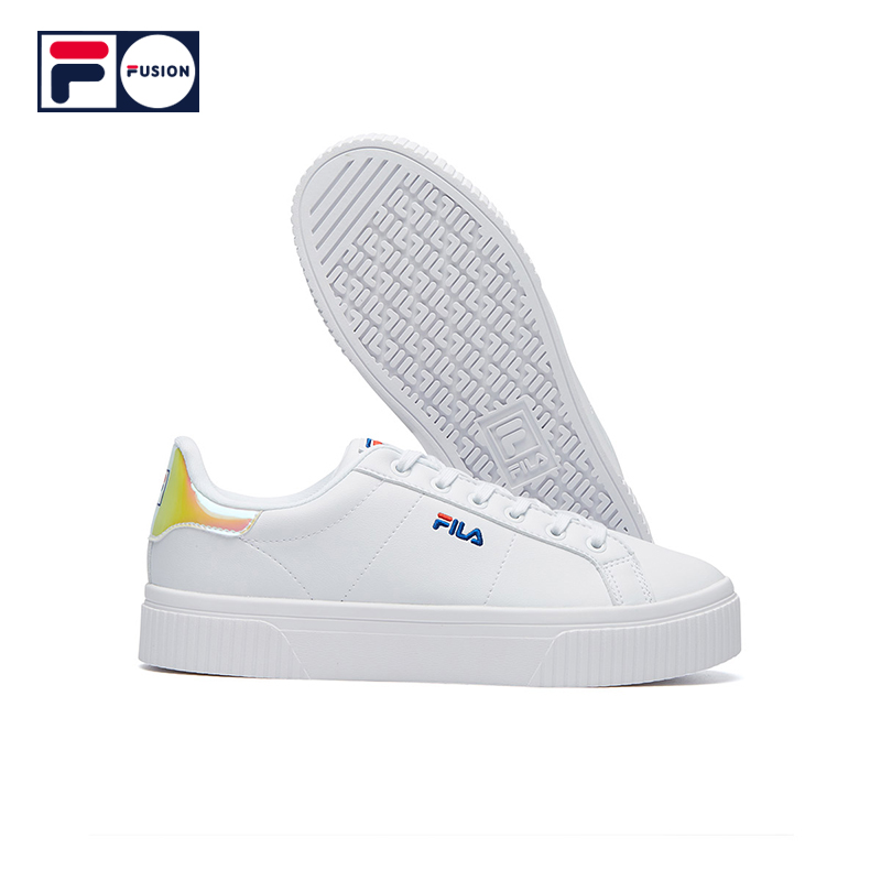FILA FUSION FASHION COURT DELUXE Women Skate Shoes (White)