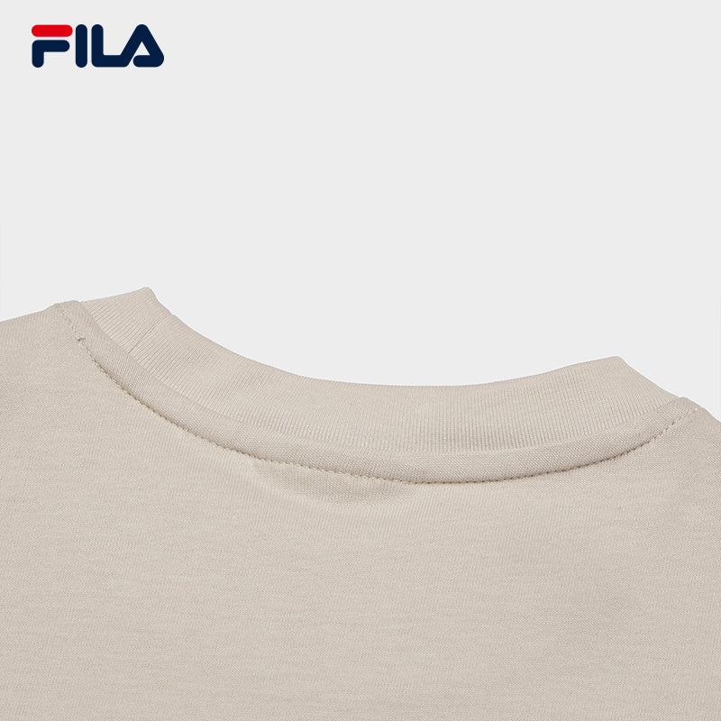 FILA CORE LIFESTYLE MILANO STROLLING MILAN Women Short Sleeves T-Shirt (Light Khaki)