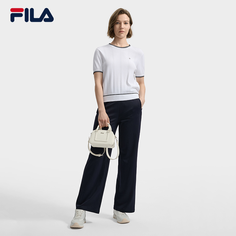 FILA CORE LIFESTYLE WHITE LINE ESCAPE THE CITY Women Knit Sweater