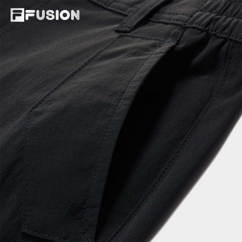FILA FUSION INLINE FUSION X WORKWEAR WAVE BEAT Women Woven Pants (Black)