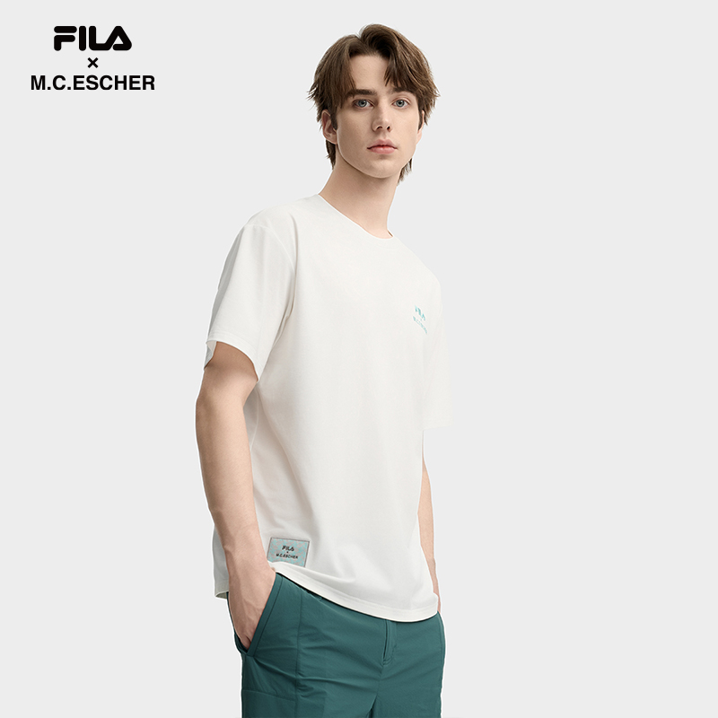 FILA♡【美品】2024SSレースアップリケのシャツL&サンバイザー