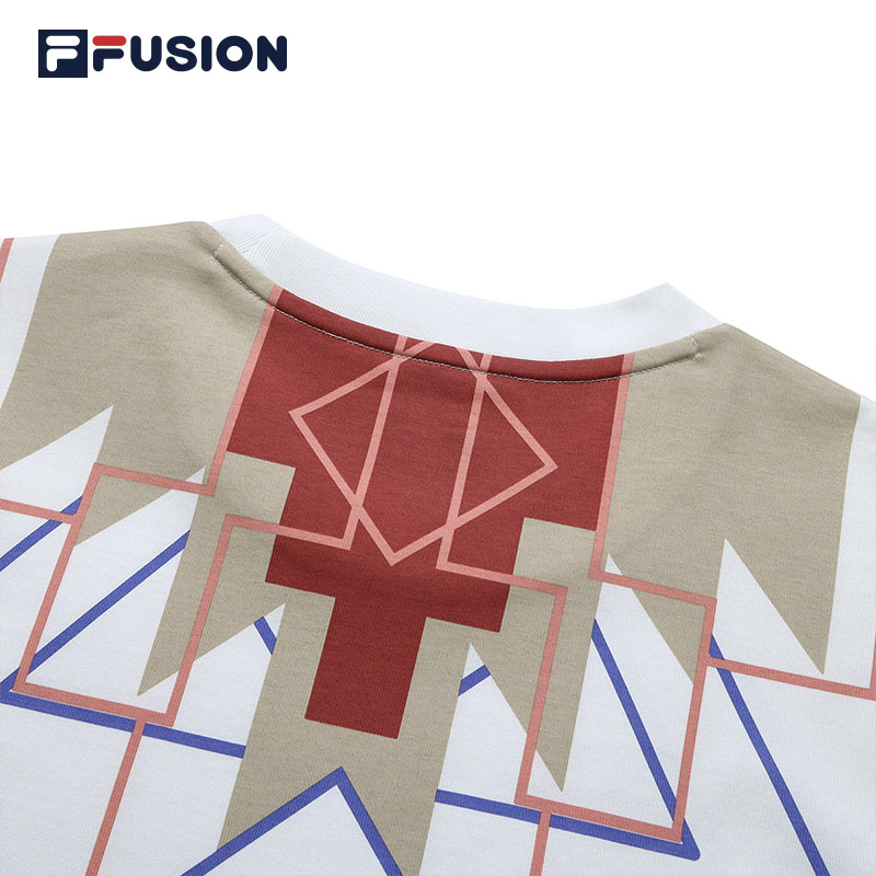 FILA FUSION Unisex Cross Over FILA x Marcelo Burlon Short Sleeve Tee