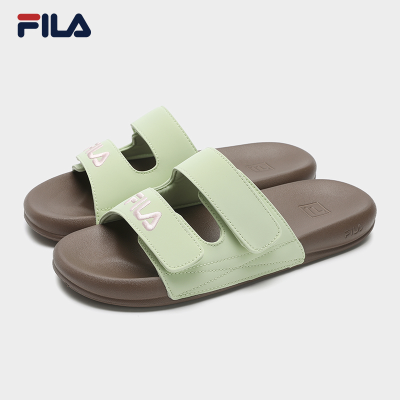 FILA CORE FASHION DRIFTER 2 WOMEN Women Slippers (Green / White / Blush Pink)