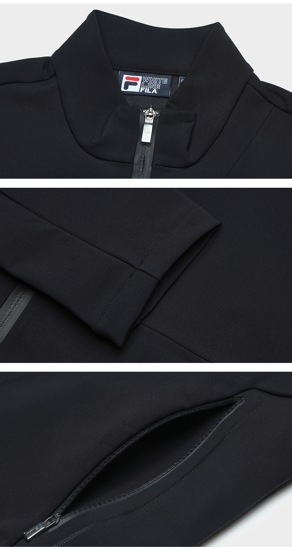 FILA CORE LIFESTYLE WHITE LINE GRENOBLE Men Jacket (Black)