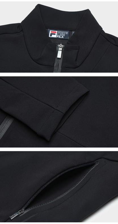 FILA CORE LIFESTYLE WHITE LINE GRENOBLE Men Jacket (Black)