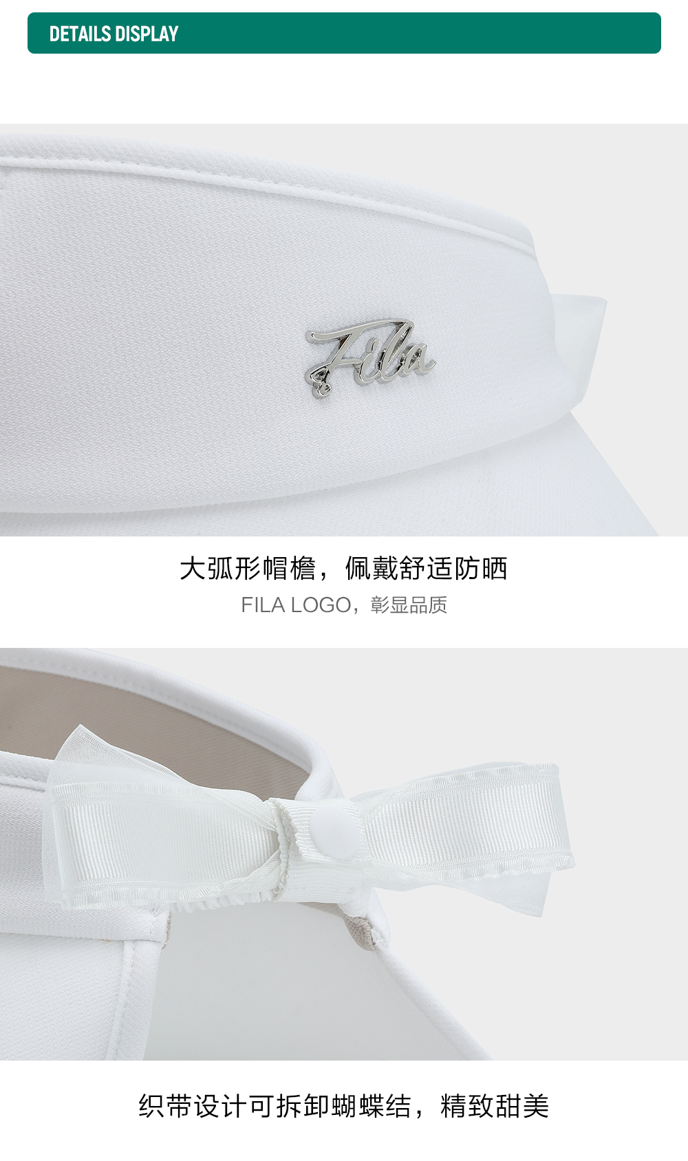 FILA CORE ATHLETICS GOLF Women Baseball Cap (White)