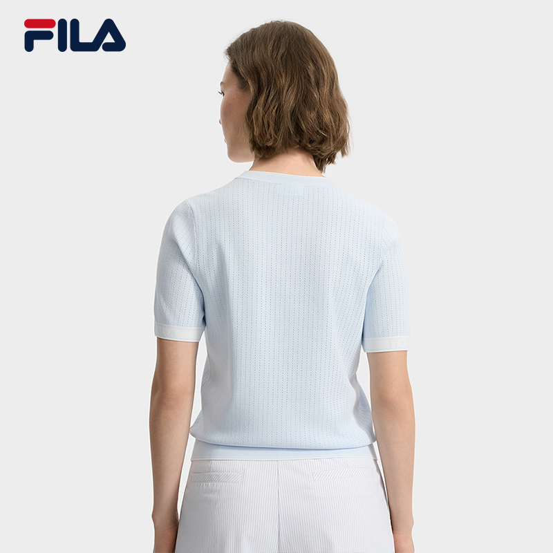 FILA CORE LIFESTYLE EMERALD ETCHED MOMENTS Women Knit Sweater