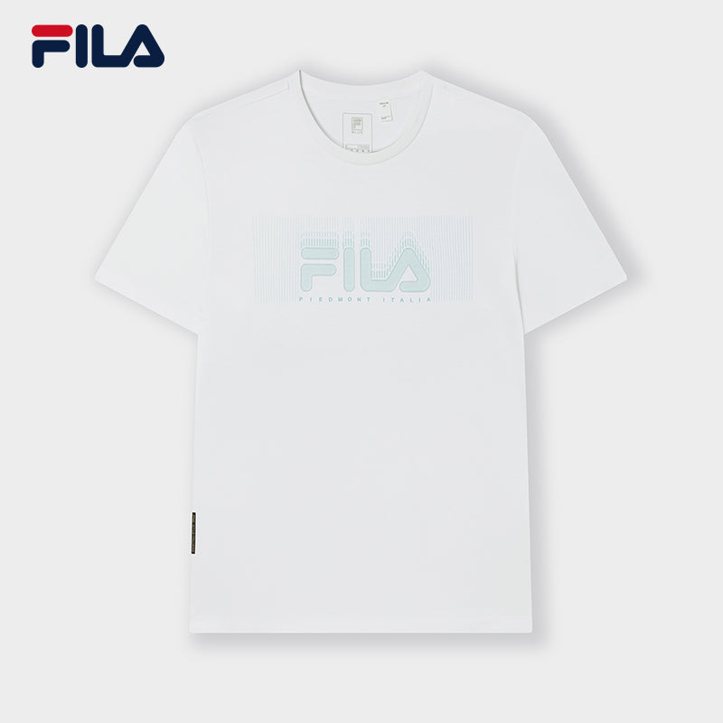 FILA CORE LIFESTYLE HERITAGE Men Short Sleeve T-shirt (White