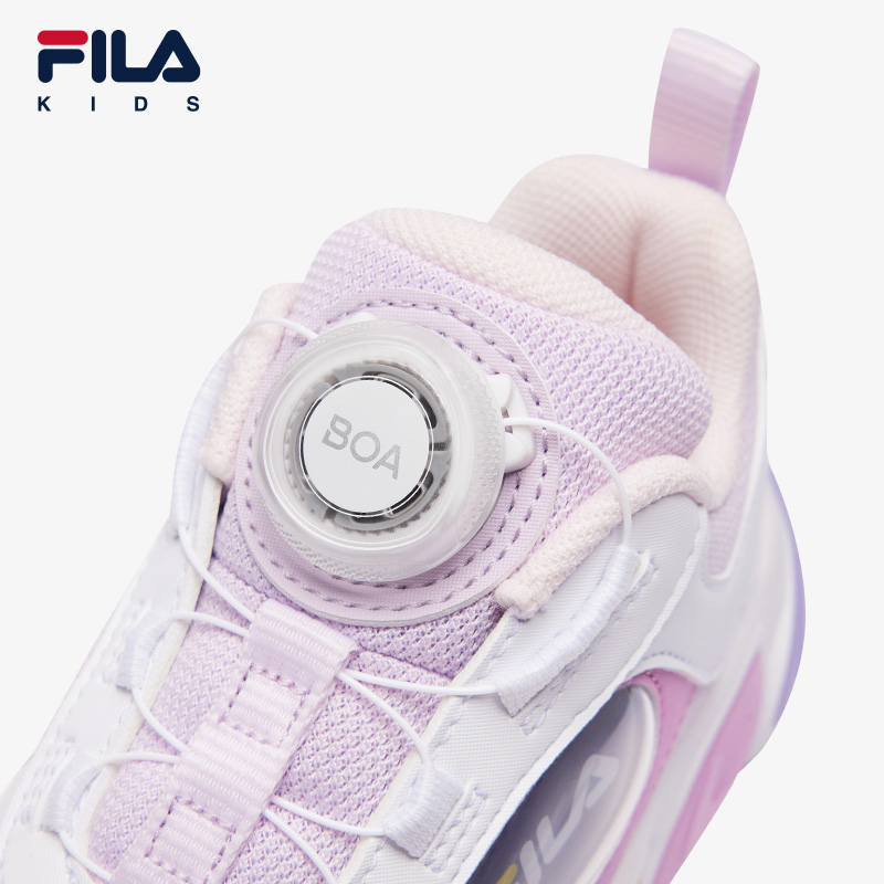 FILA KIDS FERRIS WHEEL HERITAGE Girl's Light-up Sneakers in Pink