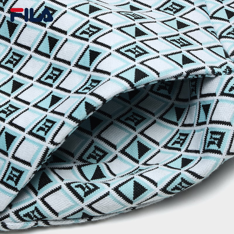 FILA CORE WHITE LINE EMERALD Women's Knit Pants in Full Print