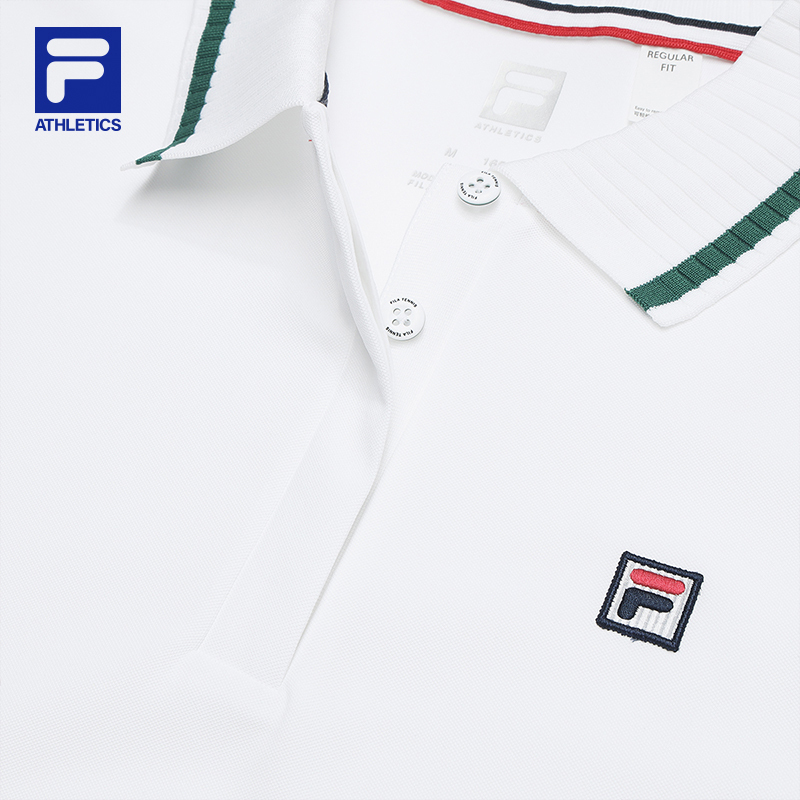 FILA CORE ATHLETICS TENNIS BOUNCY COURT Women Short Sleeve Polo