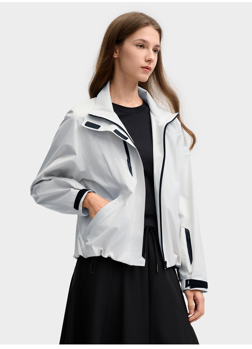 FILA CORE LIFESTYLE MILANO STROLLING MILAN Women Woven Jacket (White)