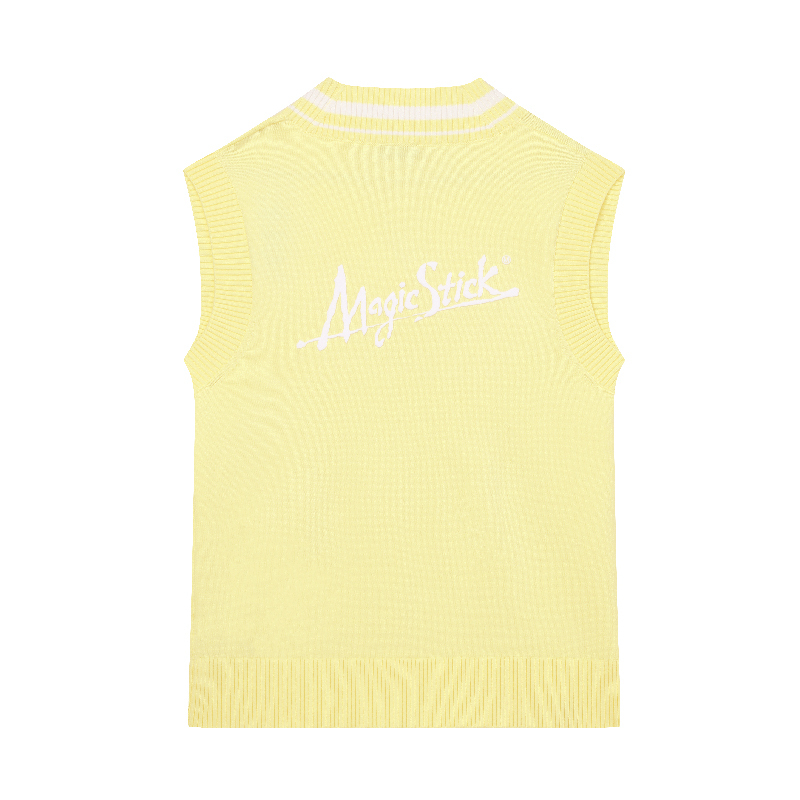 FILA CORE Women's MAGIC STICK WHITE LINE ORIGINALE Knit Sweater in Pink