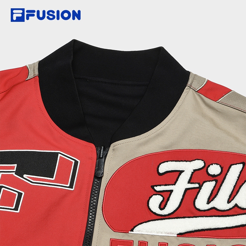 [ CNY Collection ]FILA FUSION  INLINE CULTURE Chinese New Year Men's Woven Top in Brown
