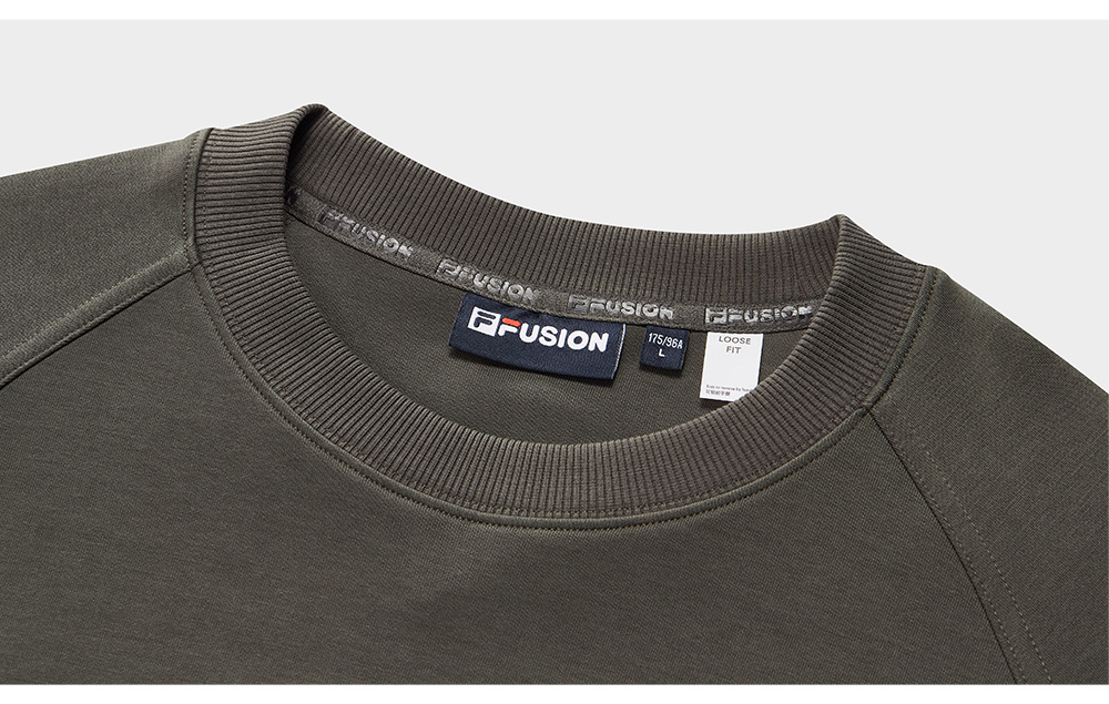 FILA FUSION INLINE FUSIONEER Men Pullover Sweater (Grey)