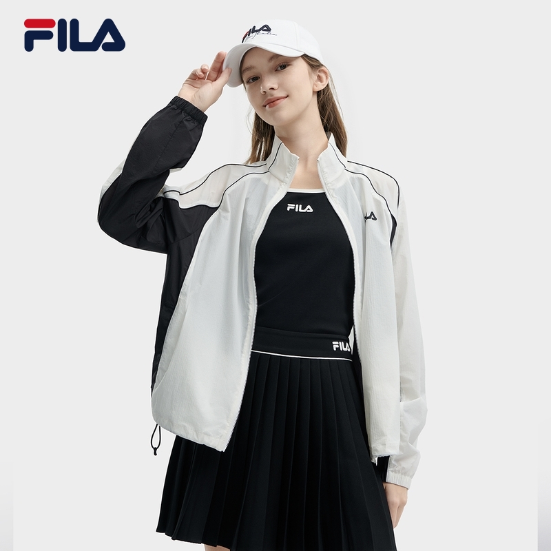 FILA CORE WHITE LINE FILA ORIGINALE Women Woven Jacekt in White