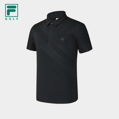 FILA CORE ATHLETICS GOLF MODERN FUSHION Men Polo T-shirt (Black / Green)
