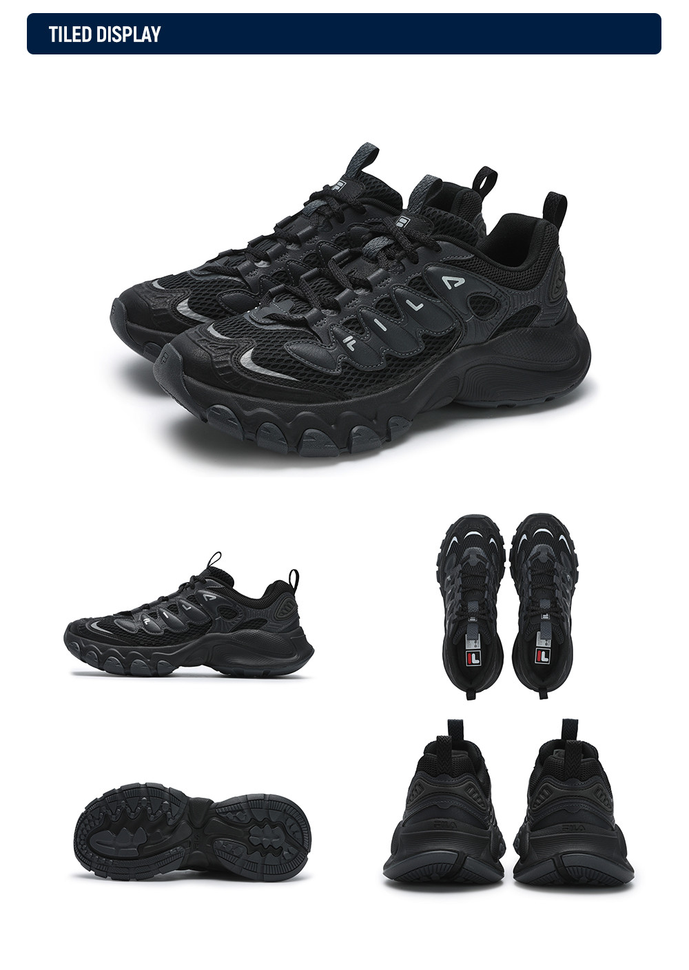 FILA CORE FASHION TRUFFLE Men Sneakers (Black / White)