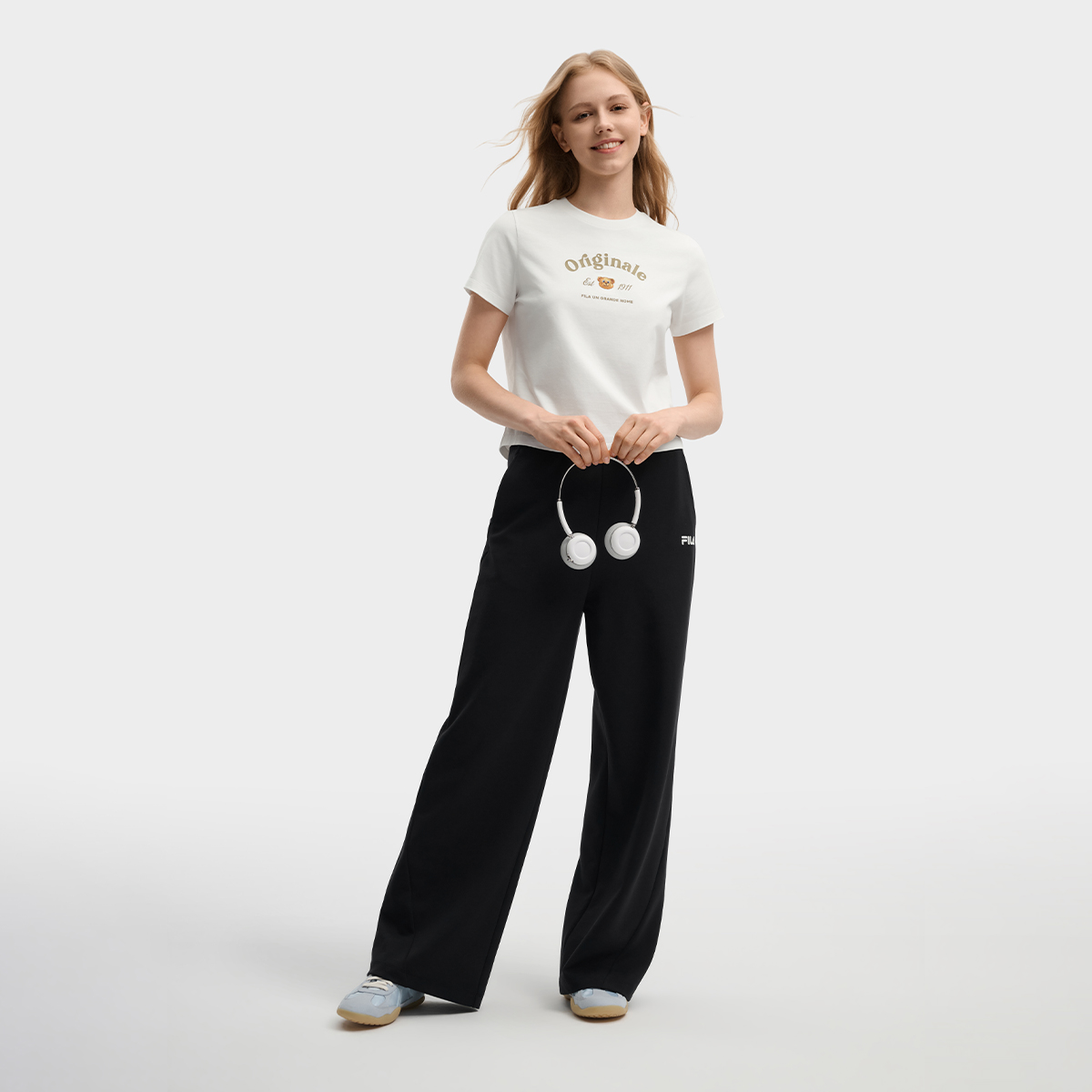 FILA CORE LIFESTYLE FILA ORIGINALE Football Culture Women Knit Pants
