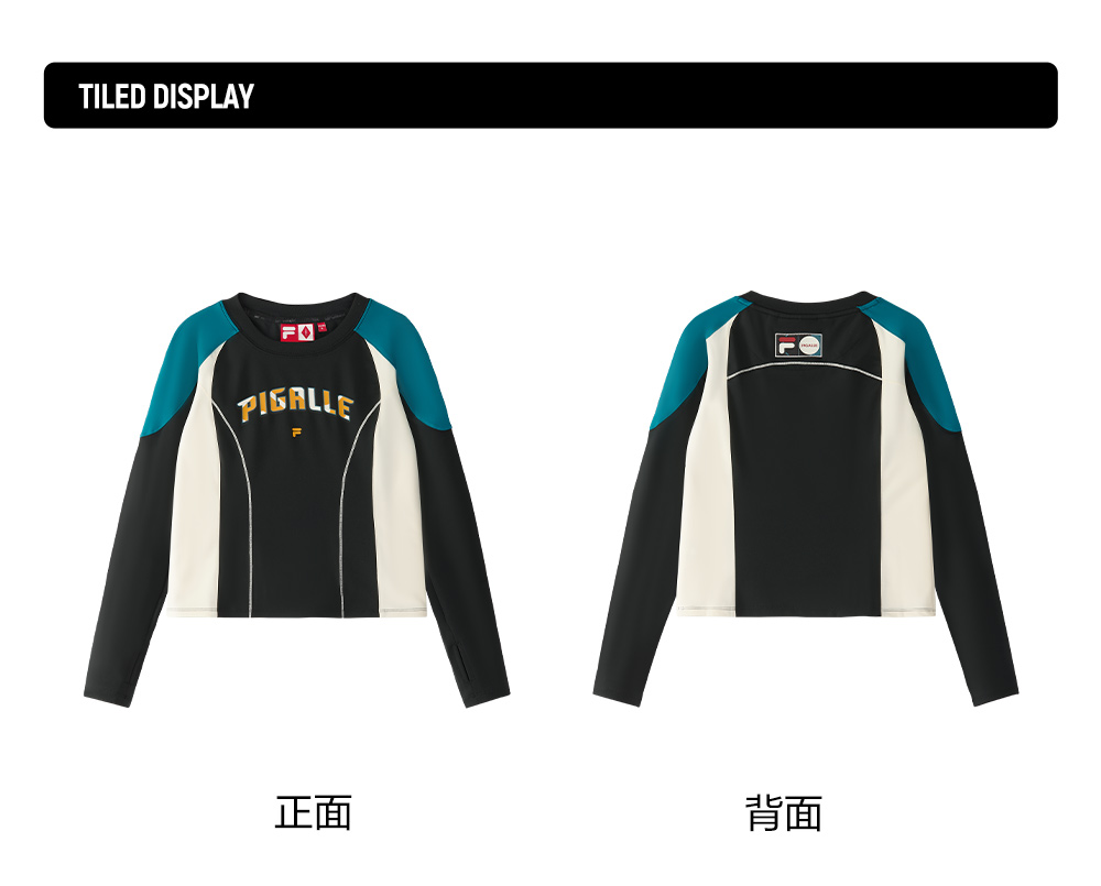 FILA FUSION CROSS OVER FILA FUSION X PIGALLE BREAK DUNK Women Sweatshirt (Blue)