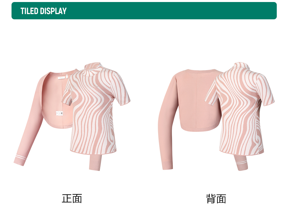 FILA CORE ATHLETICS GOLF MODERN FUSHION Women 2-piece Long Sleeve Top (Pink)