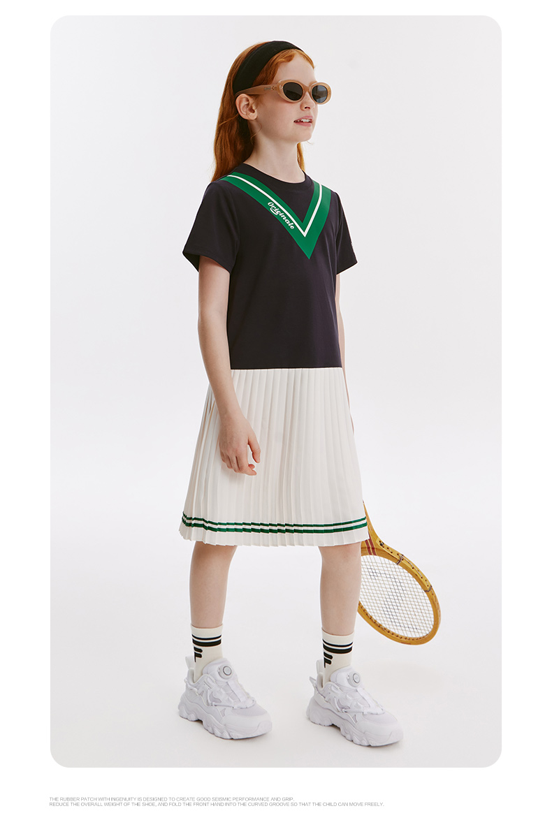 (130 - 165cm) FILA KIDS ORIGINALE Girl's Dress in Navy