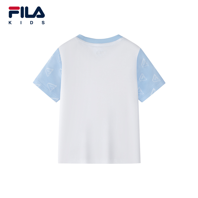 FILA KIDS Boys WHITE LINE Knit Short Sleeve Tee