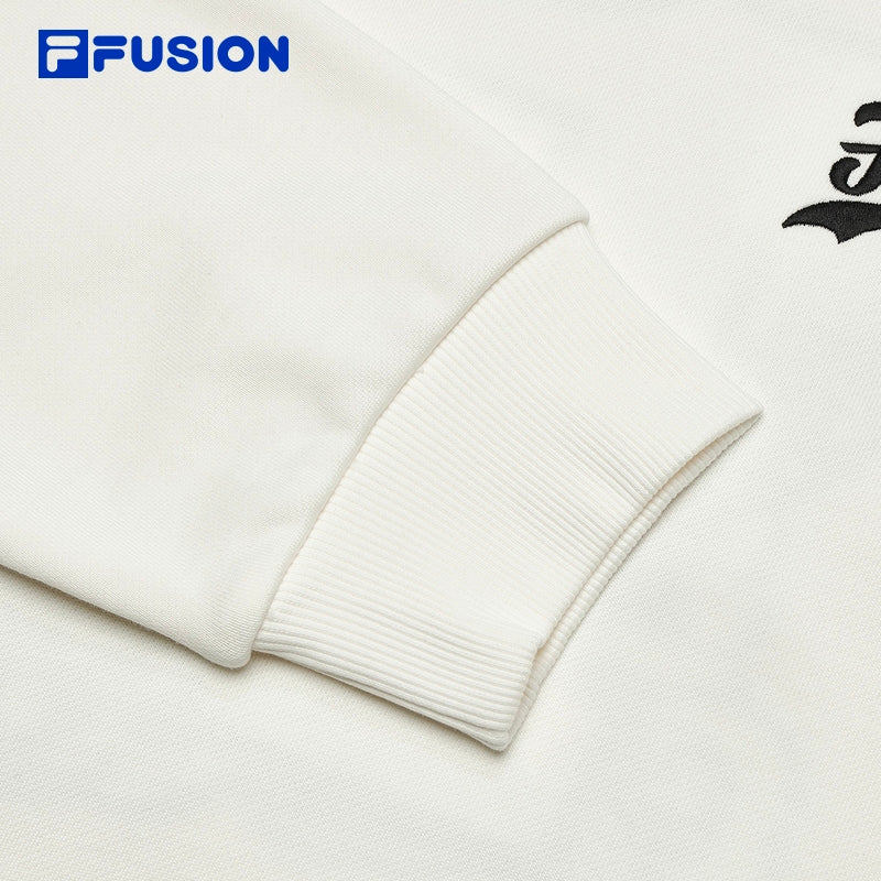 FILA FUSION  INLINE CULTURE Men's Pullover Sweater in White