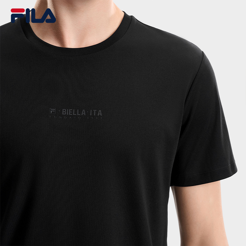 FILA Men Knitted Short Sleeve Top