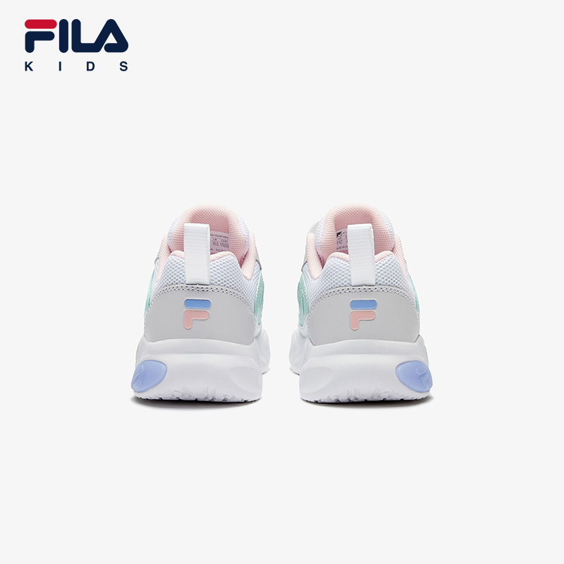 FILA KIDS FERRIS WHEEL HERITAGE Girls Light-up Sneakers (Pink/Blue)