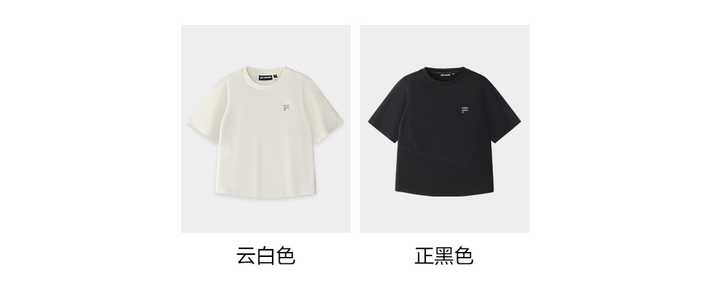 FILA FUSION INLINE FUSION X WORKWEAR STREET DOLPHIN Women Short Sleeves T-Shirt (Black / White)