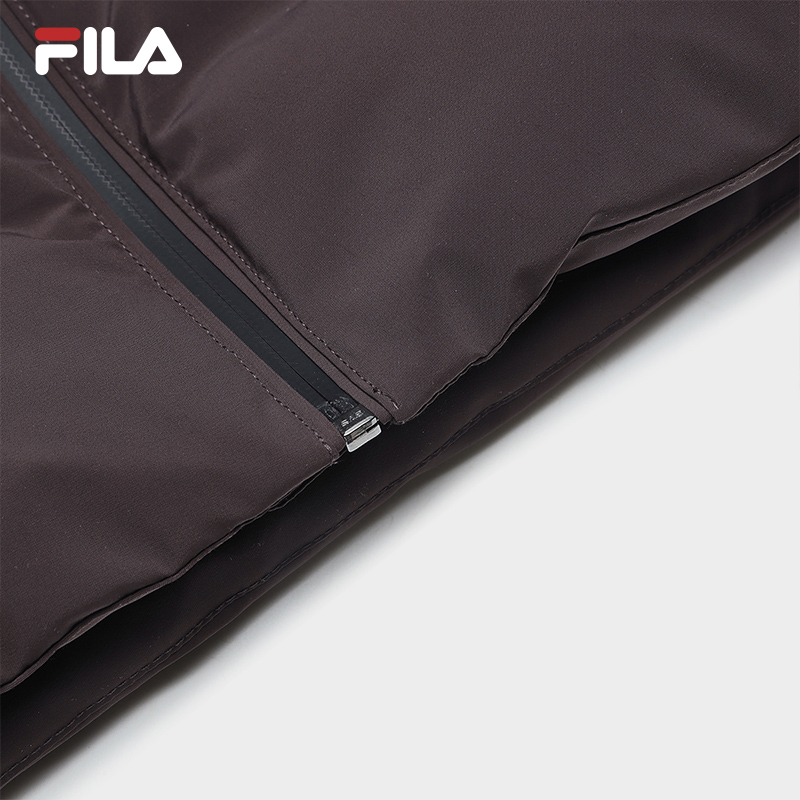 FILA CORE LIFESTYLE BLUE GEOMETRIC SNOW ART Men Down Jacket (Grey)
