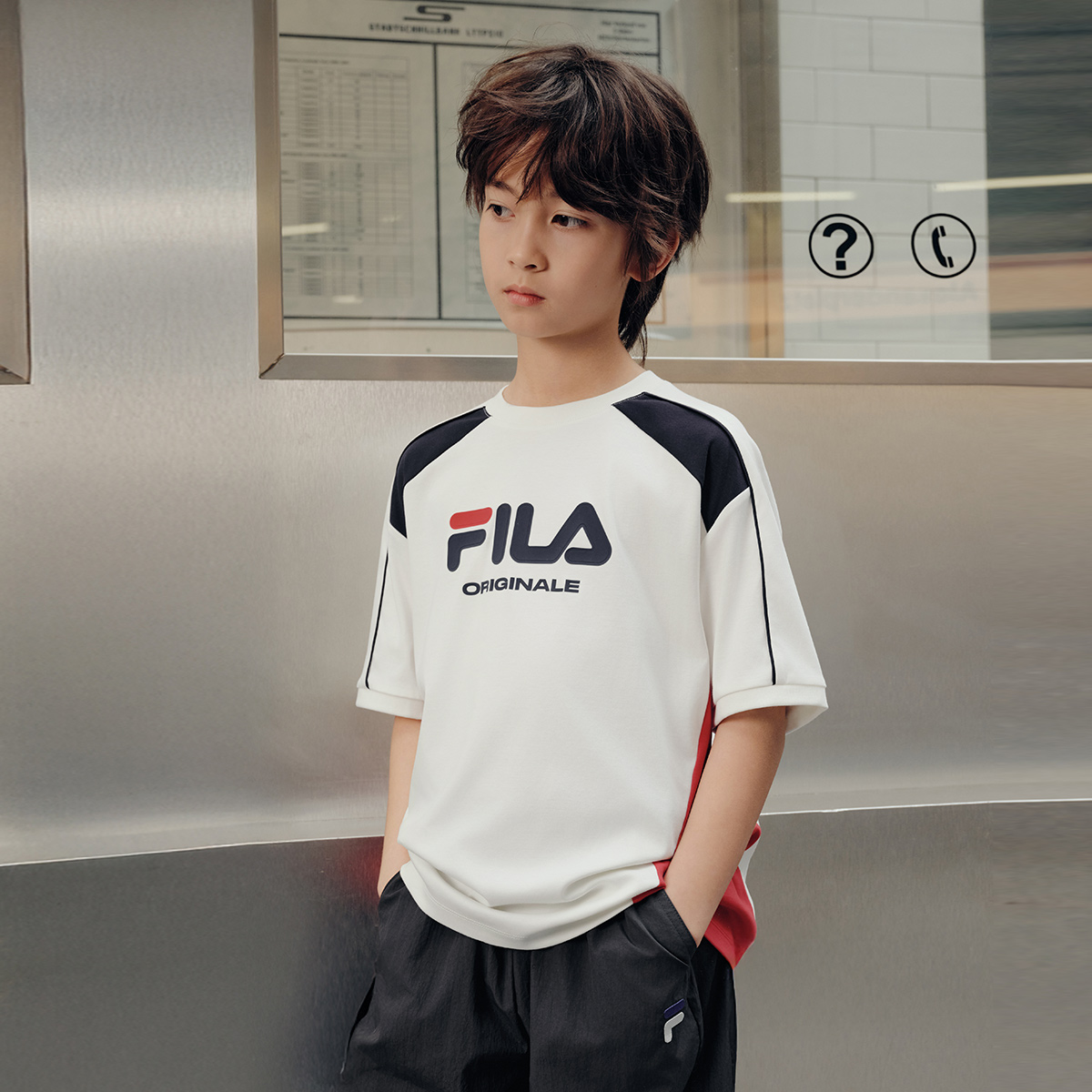 FILA KIDS ORIGINALE FILA ORIGINALE Boys Short Sleeves T-Shirt
