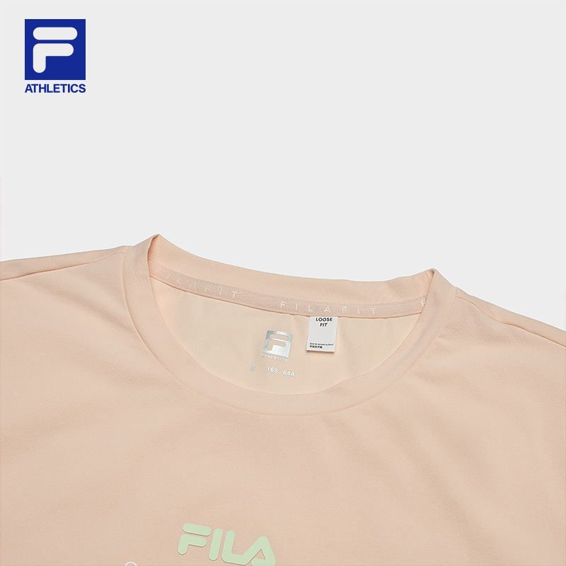 FILA CORE BLACK ATHLETICS FITNESS Women Short Sleeve T-shirt