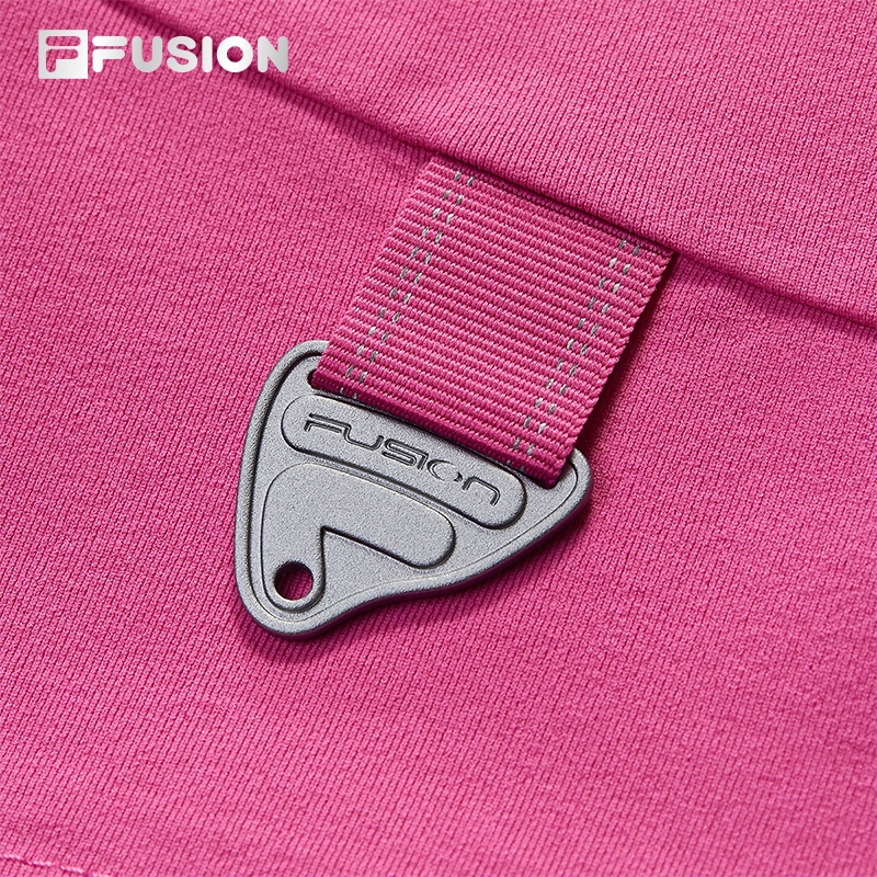FILA FUSION URBAN TECH Women Short Sleeve T-shirt (Pink/White)