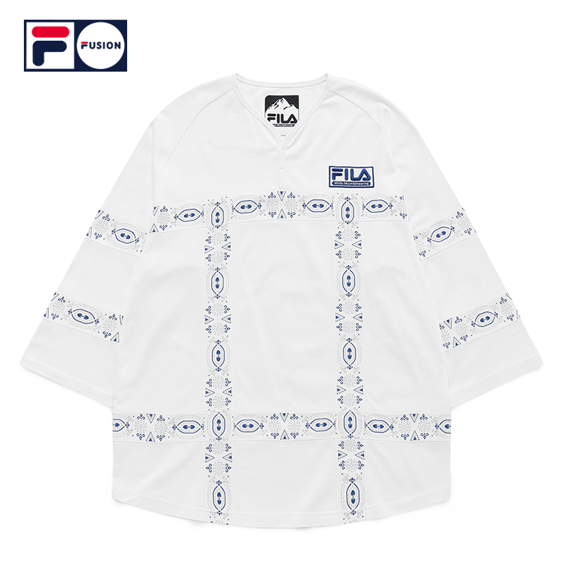 [Online Exclusive] FILA FUSION Men's Cross Over FILA x White Mountaineering Short Sleeve Tee