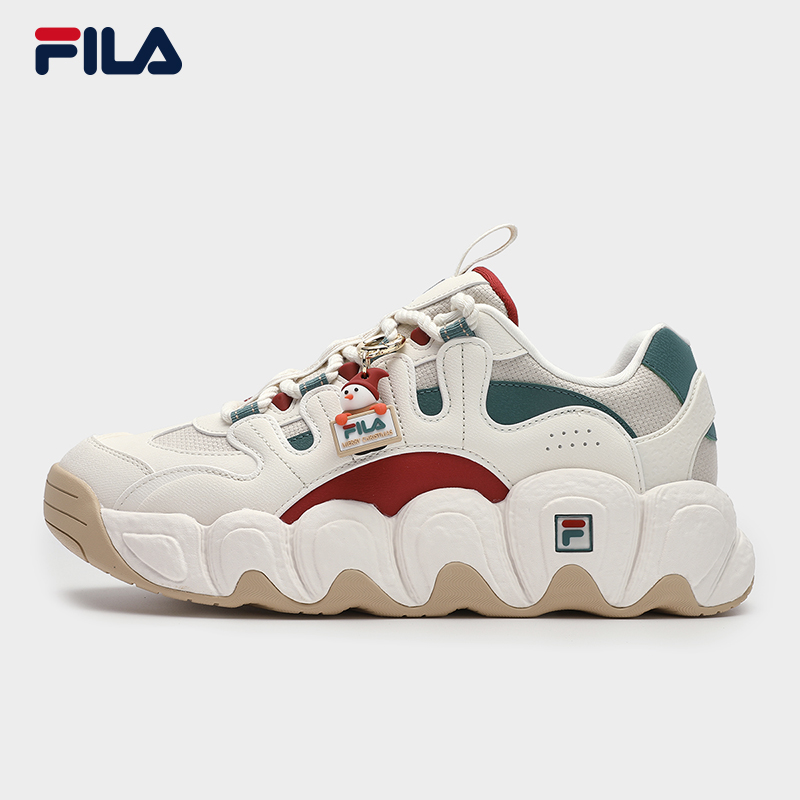 [Christmas Edition] FILA CORE CROISSANT XMAS FASHION ORIGINALE Men Sneakers in White Men Shoes