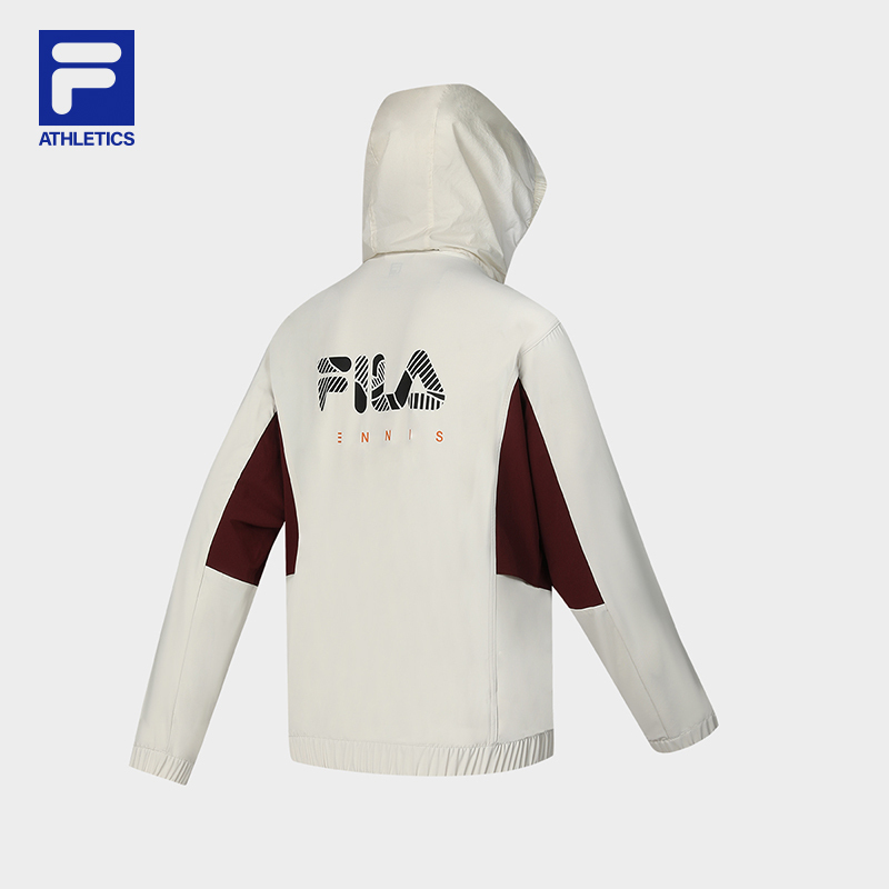 FILA CORE SPORTS ATHLETICS TENNIS Men Woven Top in Beige