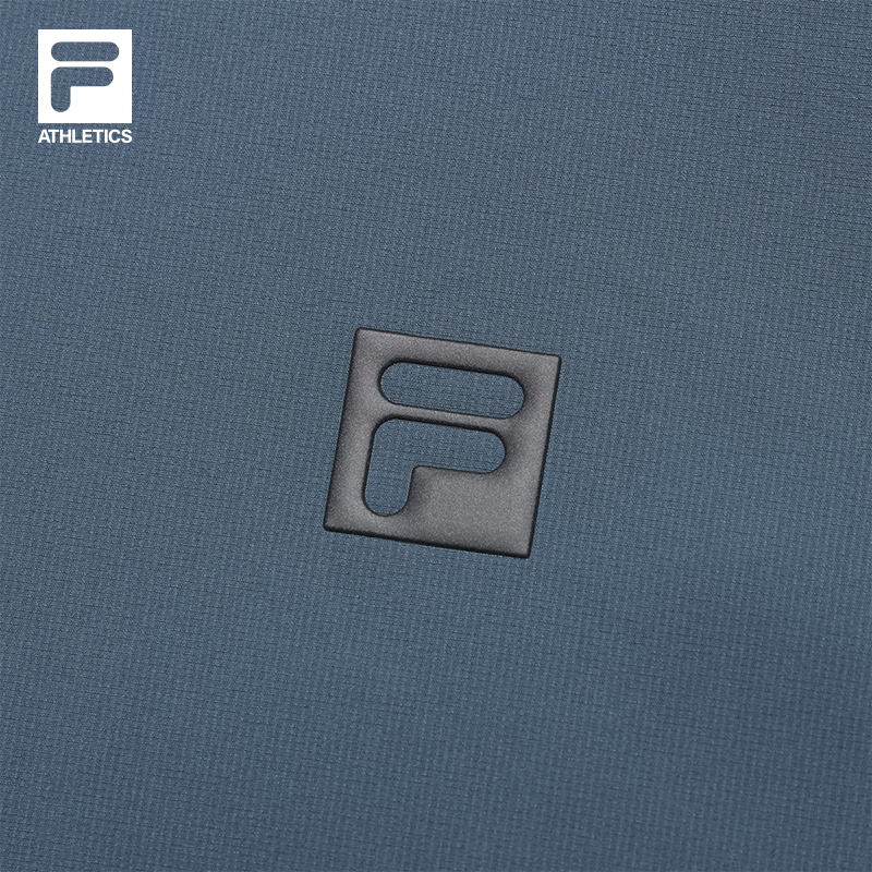 FILA CORE ATHLETICS FITNESS BLACK Men Woven Jacket (Blue)