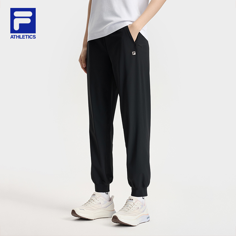 FILA CORE ATHLETICS FILA-FIT WOMEN Women Knit Pants (Black)