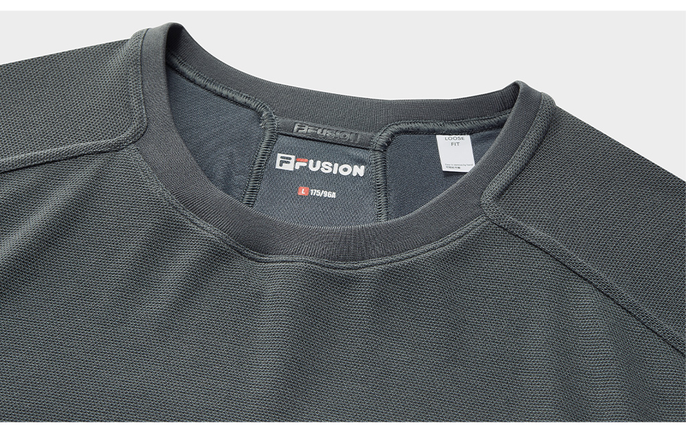 FILA FUSION INLINE URBAN TECH VR IN VIRTUAL REALITY Men Short Sleeves T-Shirt (Grey / Green)