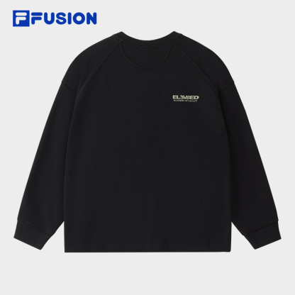 FILA FUSION INLINE FUSIONEER Unisex Long Sleeve Tee (White / Black)