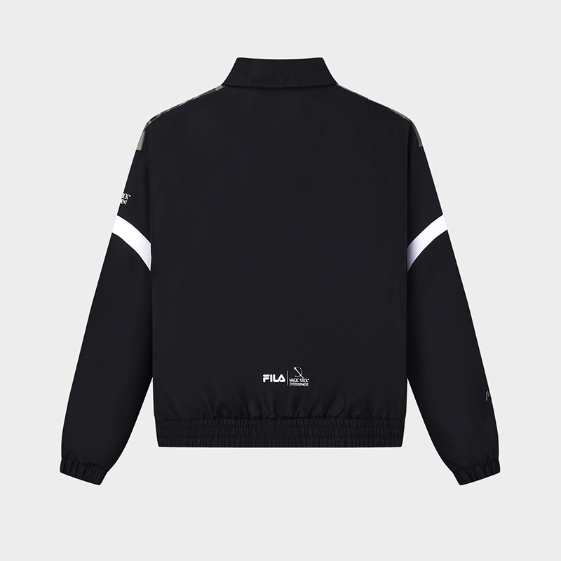 FILA CORE Men's MAGIC STICK WHITE LINE ORIGINALE Woven Top in Black