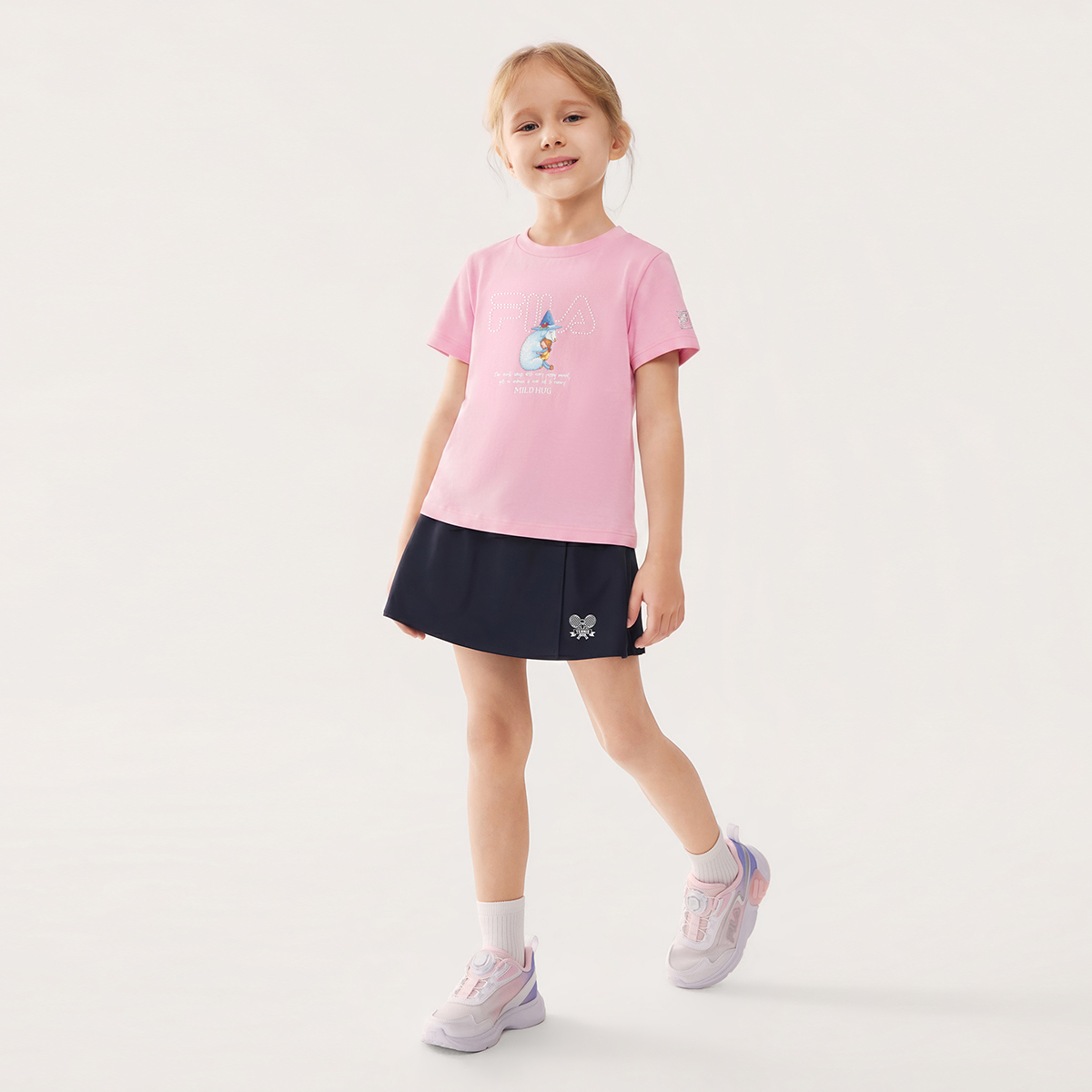 FILA KIDS CROSS OVER FILA X JIMMY Girls Short Sleeves T-Shirt