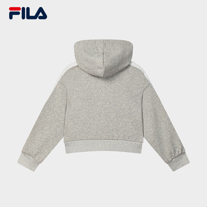 FILA CORE LIFESTYLE FILA MILANO STUDIO IN MILAN Women Hooded Jacket (Black / Grey)
