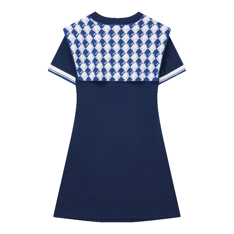 FILA CORE Women's WHITE LINE EMERALD Dress in Blue