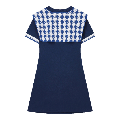 FILA CORE Women's WHITE LINE EMERALD Dress in Blue