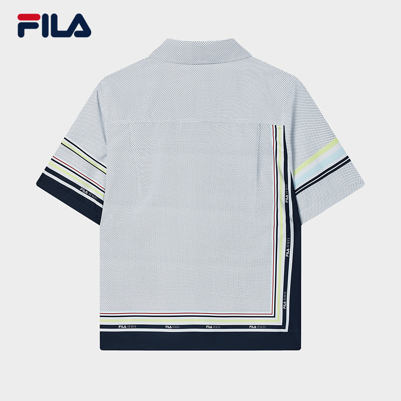 FILA CORE LIFESTYLE EMERALD ETCHED MOMENTS Women Short Sleeves Shirt