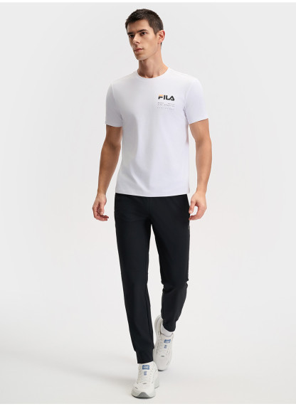 FILA CORE ATHLETICS FITNESS MEN ARTE ELEGANTE Men Knit Pants (Black)